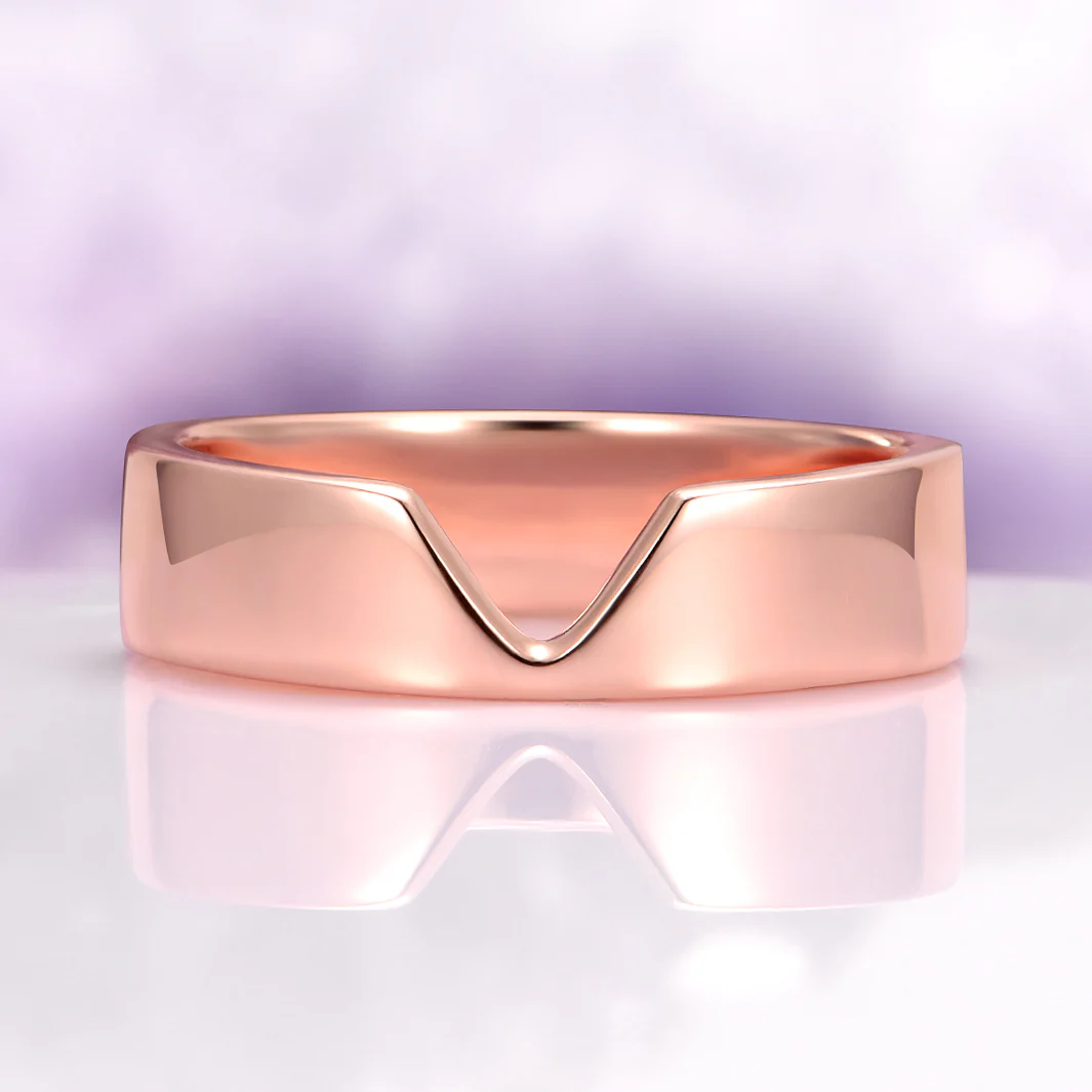 Kite Cut Green Moss Agate Couples Ring Set - Image 7