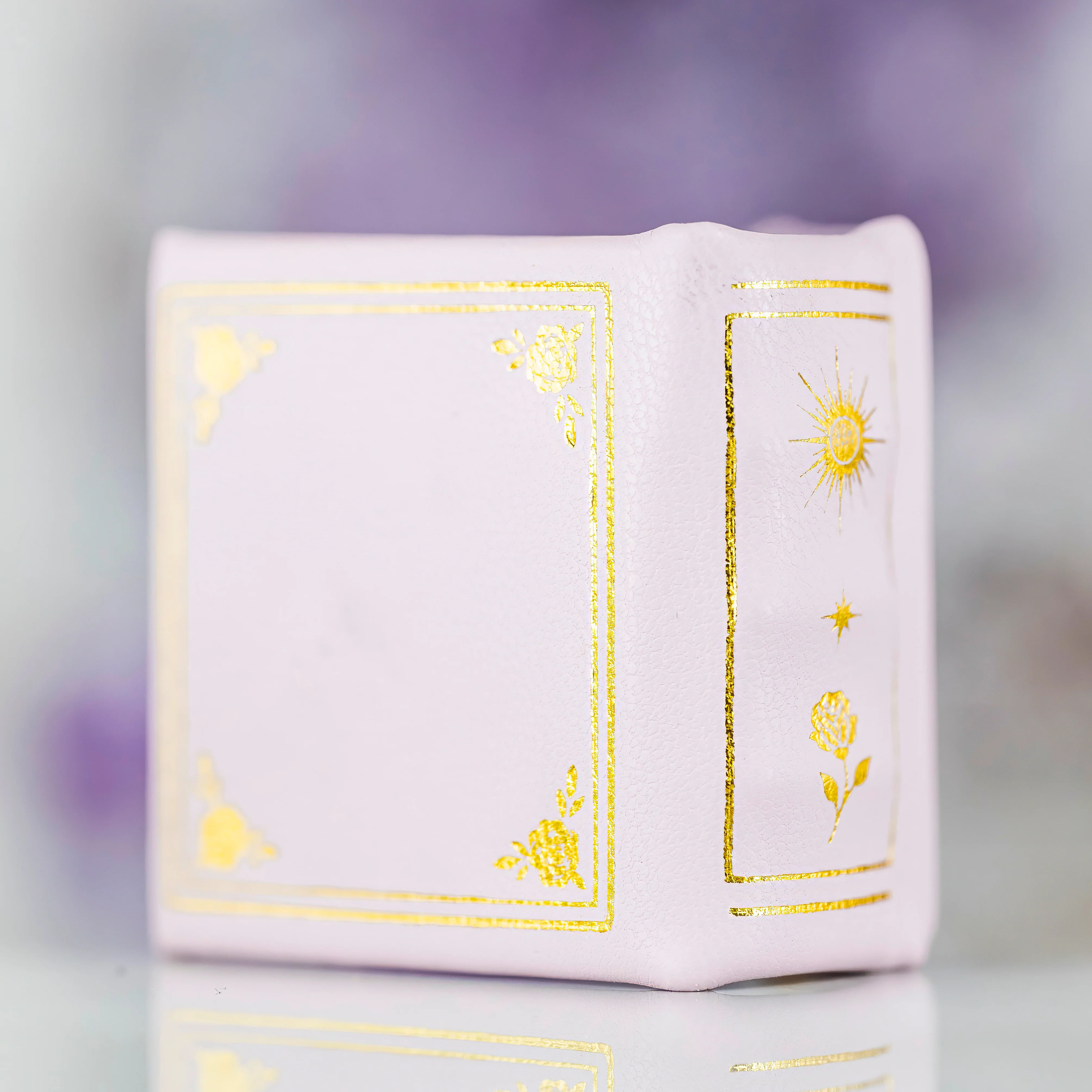 Dawn Court Leather Book Ring Box - Blushing Dawn Edition (Small) - Image 11