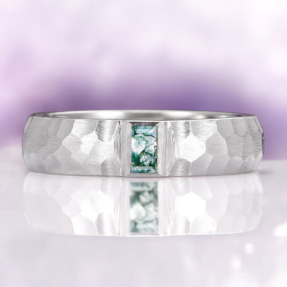 Skye Kite® Moss Agate Couples Ring Set - Image 4