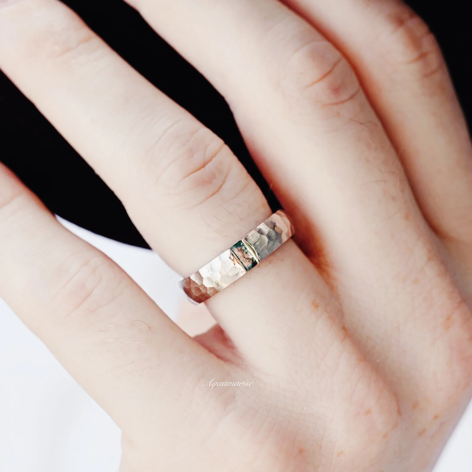 Skye Kite® Moss Agate Couples Ring Set - Image 8