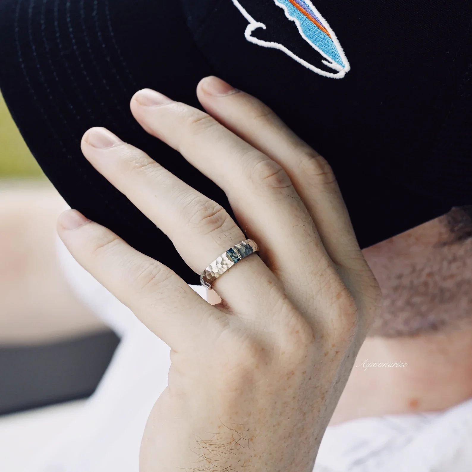 Skye Kite® Moss Agate Couples Ring Set - Image 9