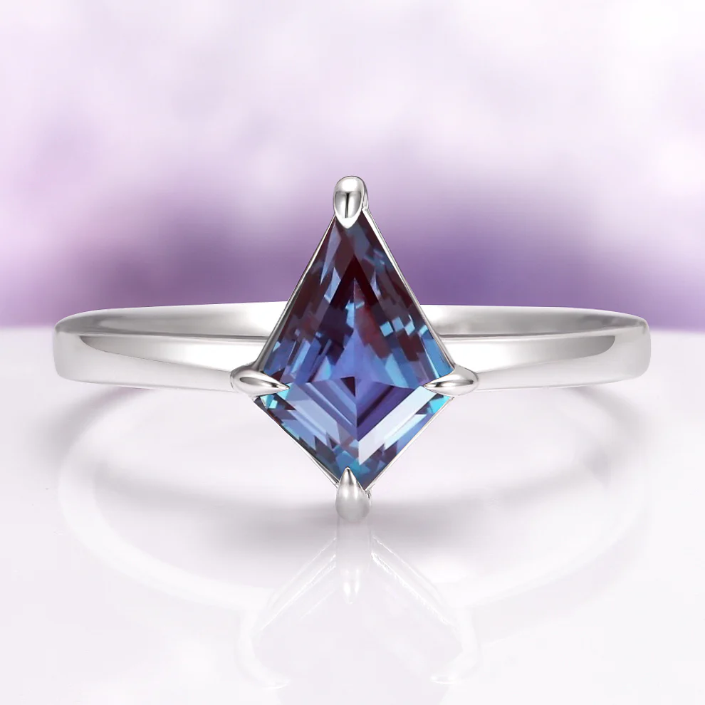 Kite Alexandrite Couples Ring Set - Image 5