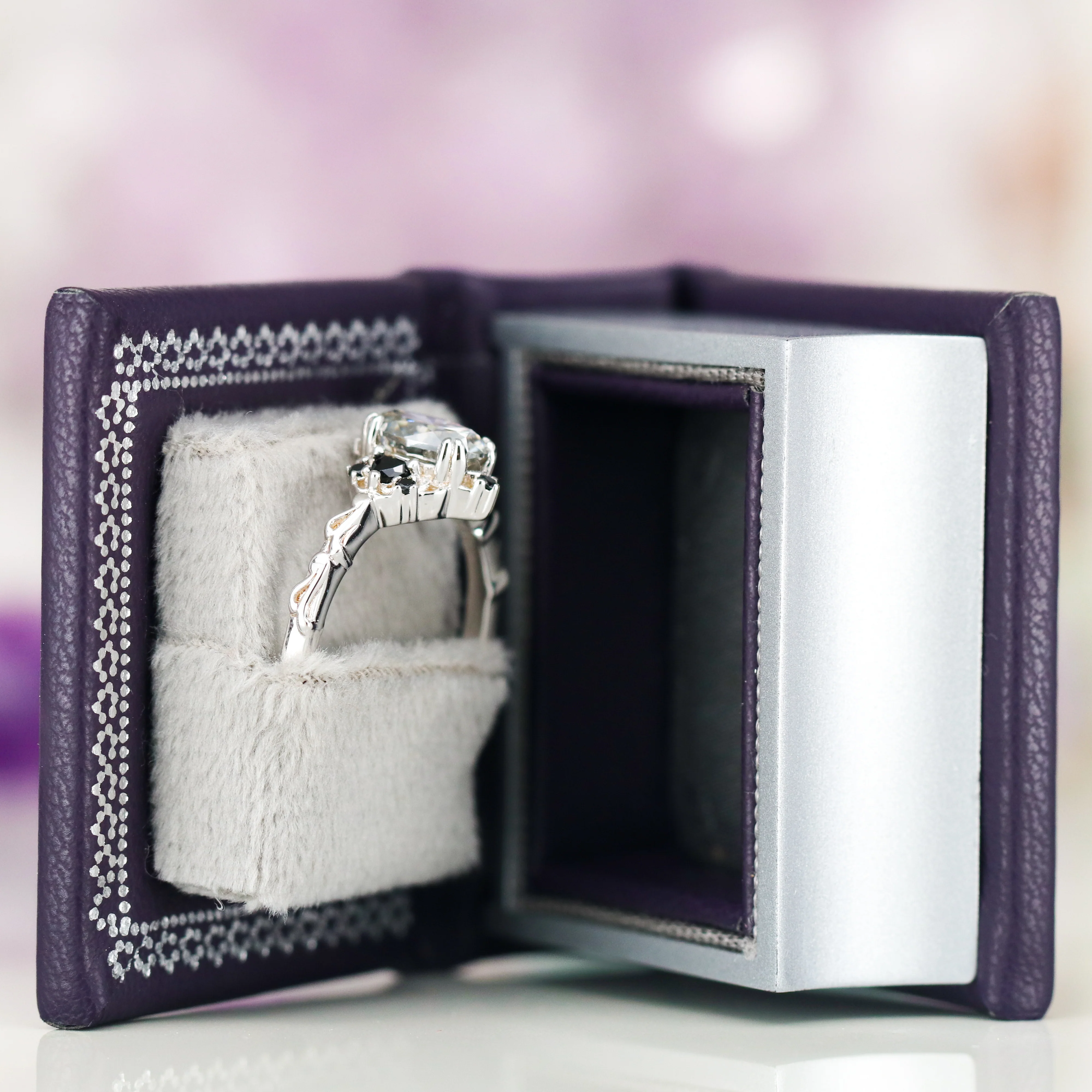 Night Court Handmade Leather Book Ring Box (Small) - Image 4