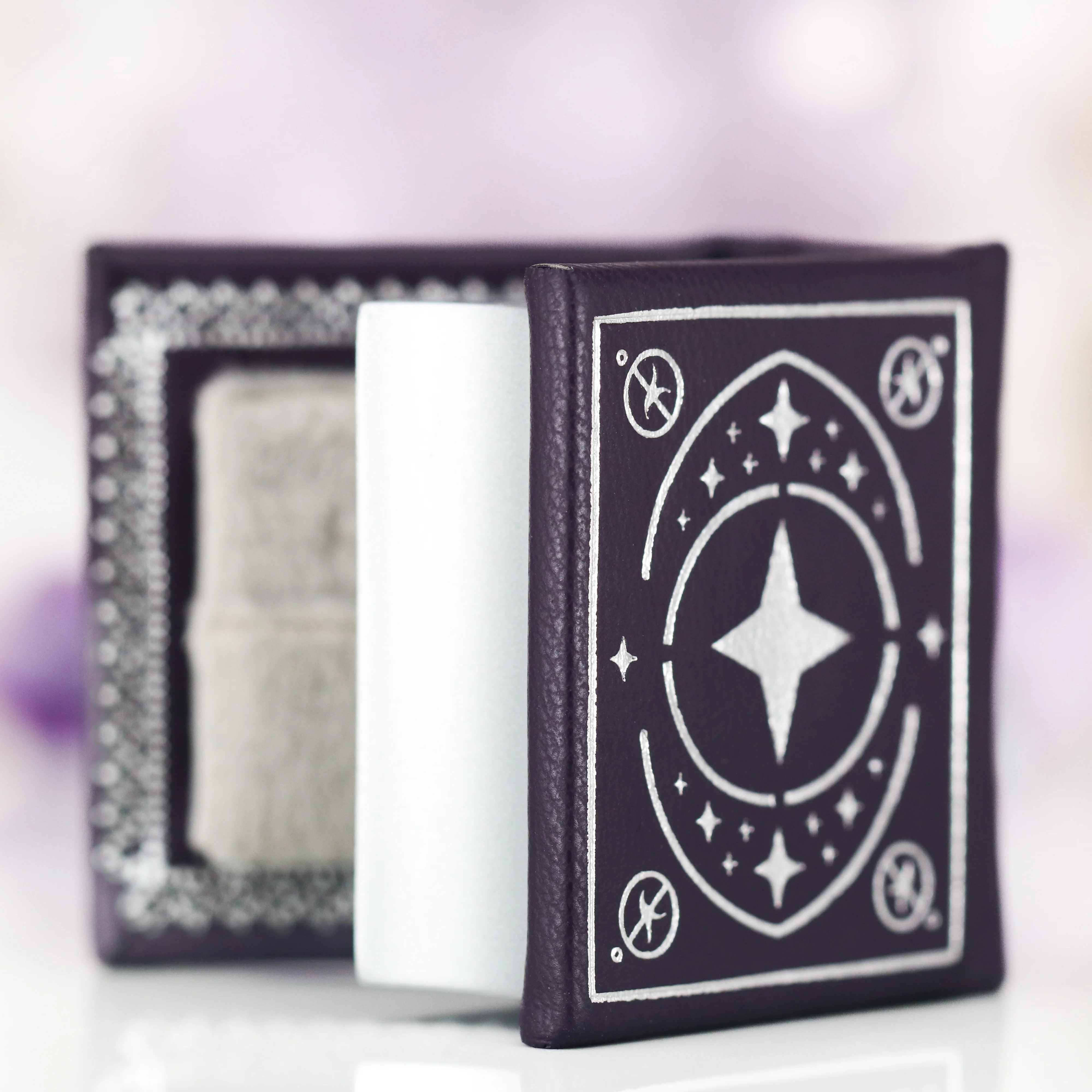 Night Court Handmade Leather Book Ring Box (Small) - Image 5