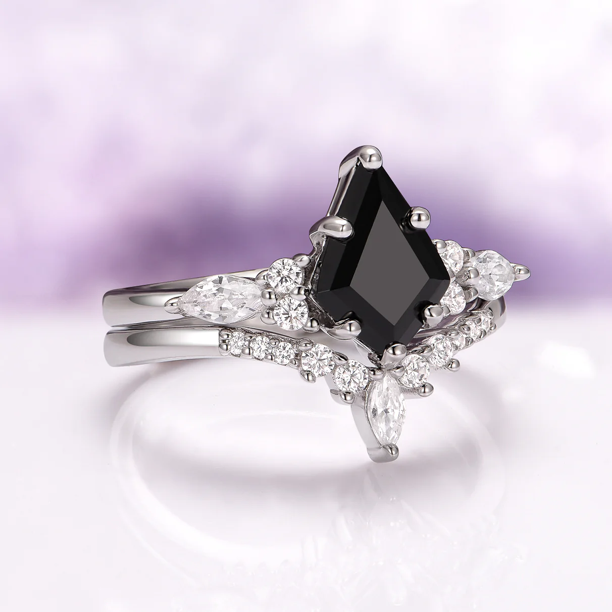 Skye Kite™ Black Onyx Couples Ring Set - Image 7