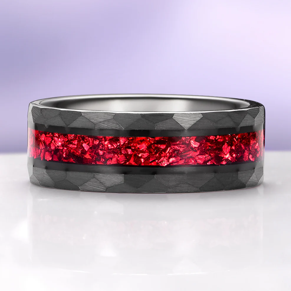 Skye Kite® Natural Red Garnet Couples Ring Set - Image 4