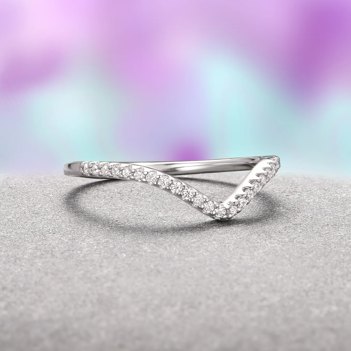 Vintage Morganite Couples Ring Set - Image 9